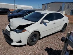 Salvage cars for sale at Phoenix, AZ auction: 2018 Toyota Corolla LE