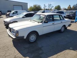 Salvage cars for sale at Woodburn, OR auction: 1983 Volvo 244 DL