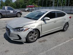 Salvage cars for sale at Savannah, GA auction: 2017 Hyundai Elantra SE