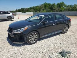 Salvage cars for sale from Copart New Braunfels, TX: 2016 Hyundai Sonata Sport