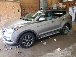 Salvage cars for sale from Copart Ebensburg, PA: 2017 Hyundai Santa FE Sport