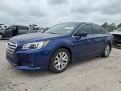 Salvage cars for sale from Copart Houston, TX: 2016 Subaru Legacy 2.5I Premium