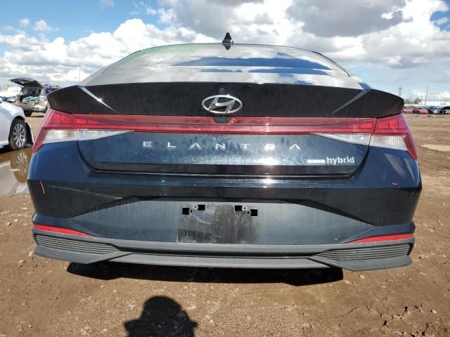 2022 Hyundai Elantra Blue