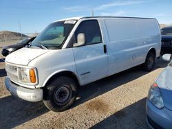 Salvage trucks for sale at North Las Vegas, NV auction: 2001 Chevrolet Express G2500