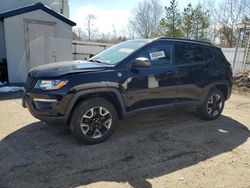 Jeep Compass salvage cars for sale: 2018 Jeep Compass Trailhawk