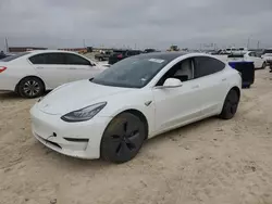 Salvage cars for sale at Haslet, TX auction: 2020 Tesla Model 3