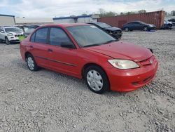 Honda salvage cars for sale: 2005 Honda Civic DX VP