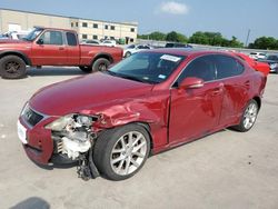 Salvage cars for sale at Wilmer, TX auction: 2012 Lexus IS 250