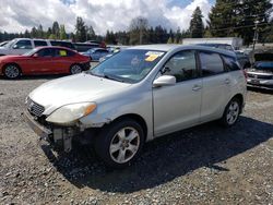 Vehiculos salvage en venta de Copart Graham, WA: 2003 Toyota Corolla Matrix XR