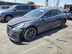 Salvage cars for sale at Wilmington, CA auction: 2018 Tesla Model 3
