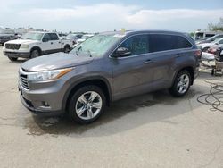 Salvage cars for sale at Bridgeton, MO auction: 2015 Toyota Highlander Limited