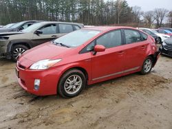 Salvage cars for sale at North Billerica, MA auction: 2010 Toyota Prius
