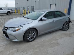 Salvage cars for sale at Appleton, WI auction: 2016 Toyota Camry LE