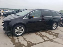 Salvage cars for sale from Copart Grand Prairie, TX: 2012 Honda Odyssey Touring