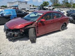 Salvage cars for sale from Copart Opa Locka, FL: 2021 Nissan Sentra SV