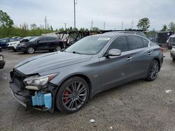 Infiniti Q50 salvage cars for sale: 2017 Infiniti Q50 RED Sport 400