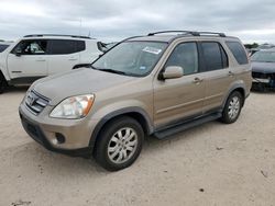 Salvage cars for sale at San Antonio, TX auction: 2006 Honda CR-V SE