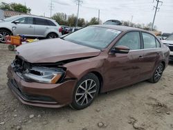 Vehiculos salvage en venta de Copart Columbus, OH: 2017 Volkswagen Jetta SE