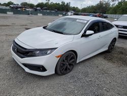 Vehiculos salvage en venta de Copart Riverview, FL: 2019 Honda Civic Sport