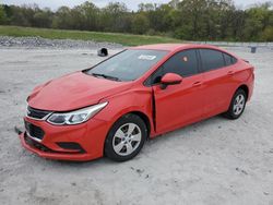 Salvage cars for sale from Copart Cartersville, GA: 2018 Chevrolet Cruze LS