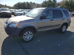 Salvage cars for sale at Exeter, RI auction: 2005 Honda CR-V EX