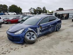 Tesla salvage cars for sale: 2019 Tesla Model 3