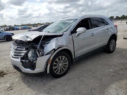 Salvage cars for sale at West Palm Beach, FL auction: 2017 Cadillac XT5 Luxury