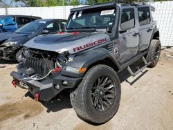 Salvage cars for sale at Bridgeton, MO auction: 2018 Jeep Wrangler Unlimited Rubicon