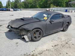 Salvage cars for sale from Copart Savannah, GA: 2002 Ford Mustang GT
