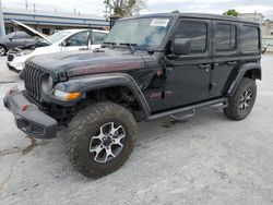 Salvage cars for sale at Tulsa, OK auction: 2020 Jeep Wrangler Unlimited Rubicon