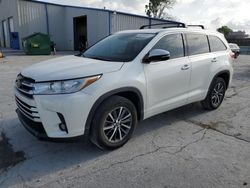 Salvage cars for sale at Tulsa, OK auction: 2018 Toyota Highlander SE