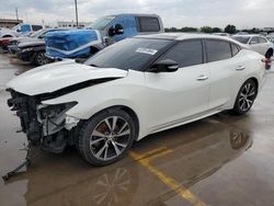 Salvage cars for sale at Grand Prairie, TX auction: 2017 Nissan Maxima 3.5S