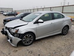 Salvage cars for sale at Haslet, TX auction: 2020 Chevrolet Sonic LT