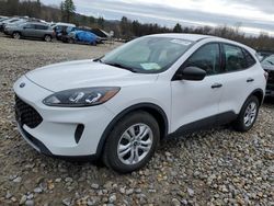 Salvage cars for sale from Copart Candia, NH: 2021 Ford Escape S