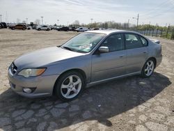 Salvage cars for sale from Copart Indianapolis, IN: 2008 Subaru Legacy 2.5I Limited