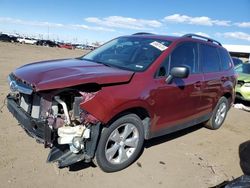 Vehiculos salvage en venta de Copart Brighton, CO: 2015 Subaru Forester 2.5I