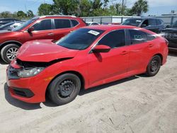 Salvage cars for sale from Copart Riverview, FL: 2018 Honda Civic LX