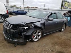 Salvage cars for sale at Chicago Heights, IL auction: 2013 Volkswagen Passat SE