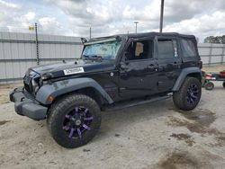 Salvage cars for sale at Lumberton, NC auction: 2015 Jeep Wrangler Unlimited Sport