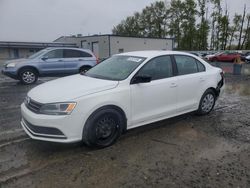 Salvage cars for sale at Arlington, WA auction: 2016 Volkswagen Jetta S