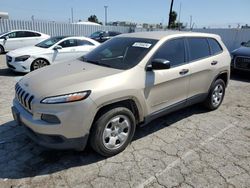 Jeep salvage cars for sale: 2014 Jeep Cherokee Sport