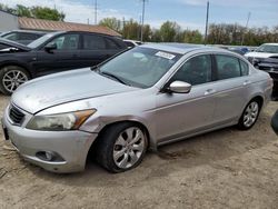 Salvage cars for sale from Copart Columbus, OH: 2008 Honda Accord EXL