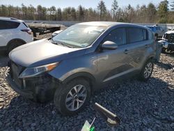 Salvage cars for sale at Windham, ME auction: 2016 KIA Sportage LX