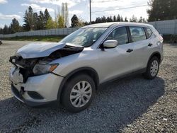 Salvage cars for sale from Copart Graham, WA: 2016 Nissan Rogue S