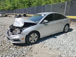 Salvage cars for sale at Waldorf, MD auction: 2016 Chevrolet Cruze Limited LS