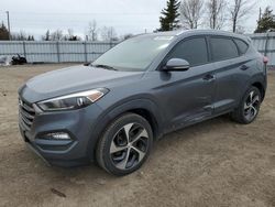 Salvage cars for sale from Copart Bowmanville, ON: 2016 Hyundai Tucson Limited