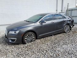 Vehiculos salvage en venta de Copart Columbus, OH: 2017 Lincoln MKZ Select