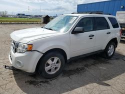 Salvage cars for sale at Woodhaven, MI auction: 2011 Ford Escape XLT