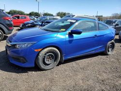 Salvage cars for sale at East Granby, CT auction: 2017 Honda Civic LX