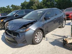 Salvage cars for sale at Ocala, FL auction: 2018 Toyota Corolla L